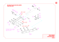 716 - Stealth S2 340 - Wing Hinge Assembly - Bent