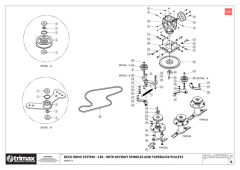 721 - Snake S2 - Deck Drive System - 120 - Taper Lock Pulley System