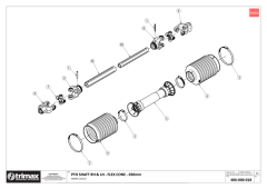 721 - Snake S2 - PTO Shaft LH & RH (Side Decks)