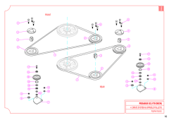 726 - Pegasus S2 - DRIVE SYSTEM & SPINDLE PULLEYS