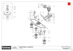 728 - Pegasus S4 493 - Drive System 178 RH - Taper Pulley