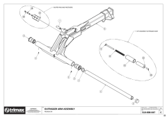 728 - Pegasus S4 - Outrigger Arm - LH & RH