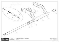 728 - Pegasus S4 - Outrigger Arm - Rear