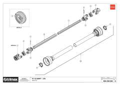 736 - Procut S4 178 - PTO Shaft