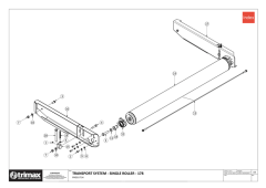 736 - Procut S4 178 - Transport System - Single Roller