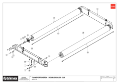 736 - Procut S4 210 - Transport System - Double Roller