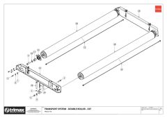 736 - Procut S4 237 - Transport System Double Roller