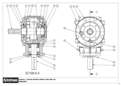 753 - Warlord S3 205 - Gearbox - Counter Rotation (LH Offset)