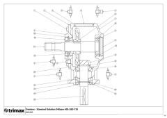753 - Warlord S3 205 - Gearbox - Standard Rotation 540rpm