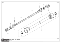 753 - Warlord S3 205 - PTO Shaft