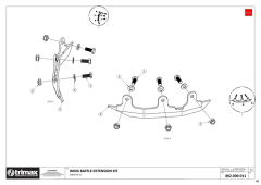 758 - Stealth S3 SR 340 - Wing Baffle Extension Kit