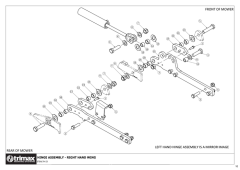 758 - Stealth S3 SR 340 - Wing Hinge System - RH