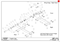 758 - Stealth S3 SR 340 - Wing Hinge System