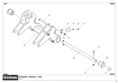 780 - Snake S3 - Outrigger Assembly Rear
