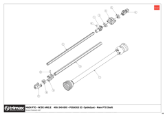 781 - Pegasus S5 OptiAdjust 493 - Main PTO Shaft