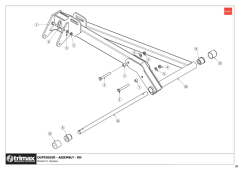 781 - Pegasus S5 OptiAdjust 493 - Outrigger Assembly RH