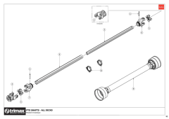 781 - Pegasus S5 OptiAdjust 722 - PTO Shaft All Decks
