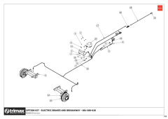 781 - Pegasus S5 OptiAdjust V2 610 - Electric Brake Kit and Breakaway - Option