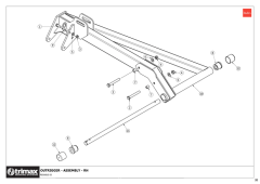 781 - Pegasus S5 SR 493 - Outrigger Assembly RH