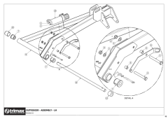 781 - Pegasus S5 SR 610 - Outrigger Assembly LH